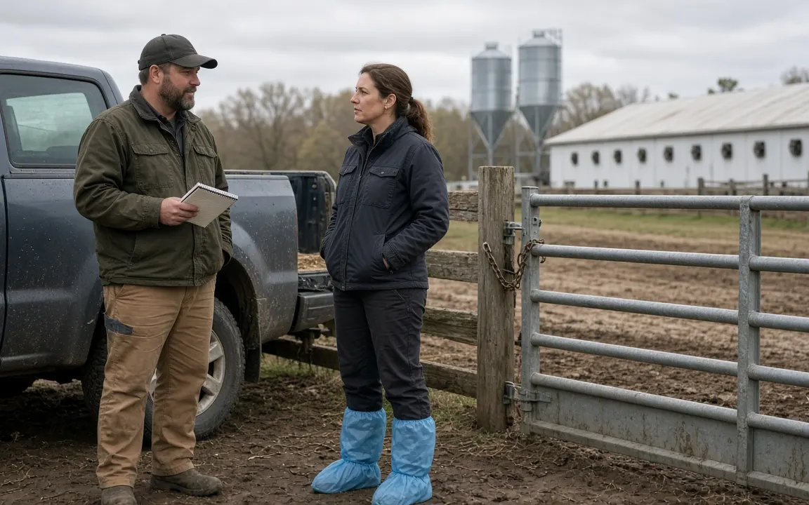 Questions to ask a dead-stock hauler about biosecurity and capacity